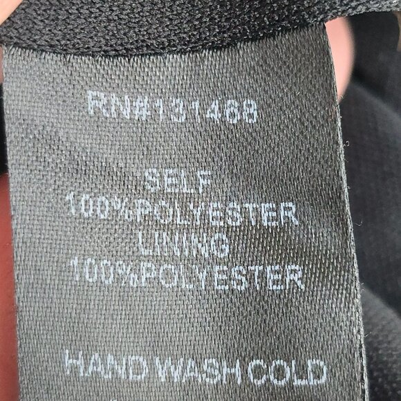 Fate Black Brown Off the Shoulder Tiered Ruffle Mini Dress Women Size Medium - Picture 7 of 7